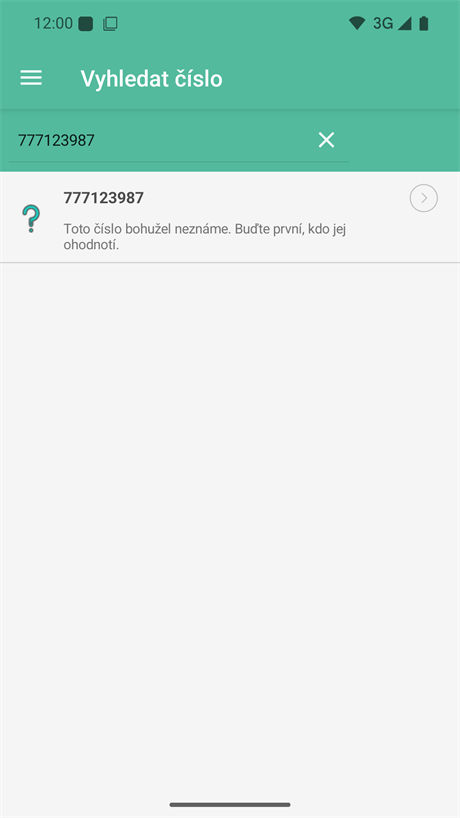 Telefonní číslo nebylo nalezeno